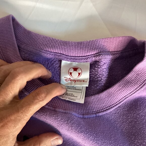 Vintage Disney Eeyore Pullover Sweatshirt – Purple Fleece, Size 2XL - Picture 3 of 7